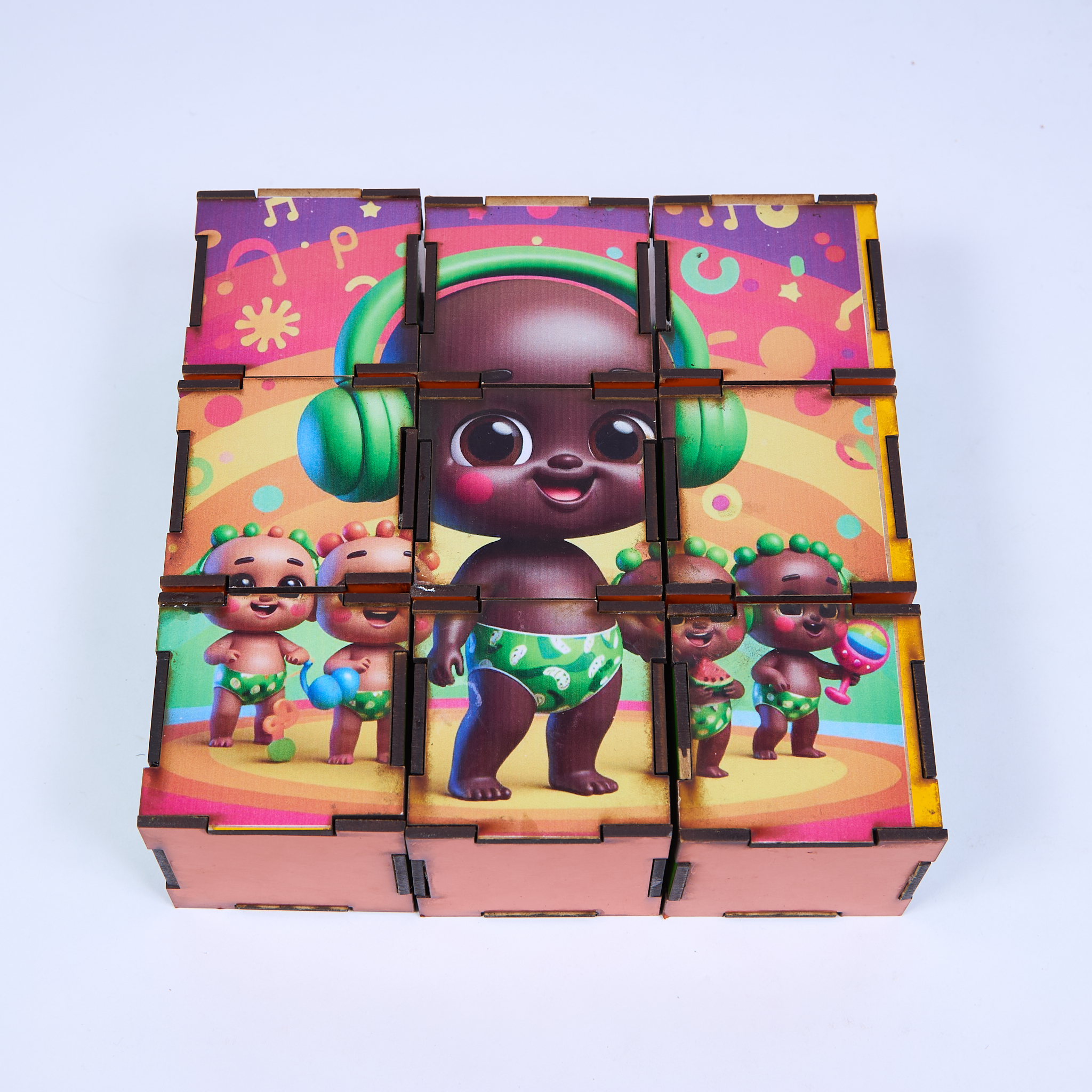 AUKOPuzzleSS – AUKOBabies Colour Block Box - Image 2