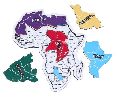 AUKOPuzzleSS Regional Africa Puzzle Map - Image 2