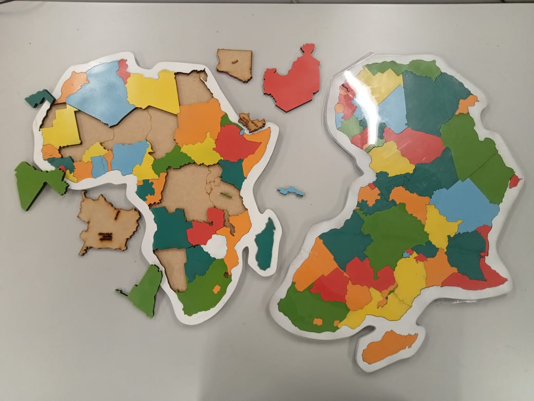 AUKOPUZZLESS Jumbo Africa Map puzzle - Image 5
