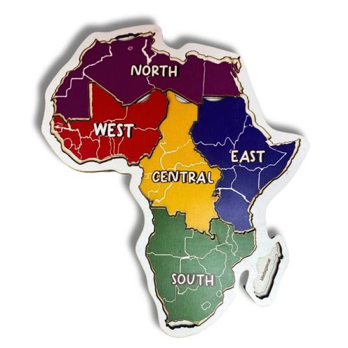 AUKOPuzzleSS Regional Africa Puzzle Map - Image 3
