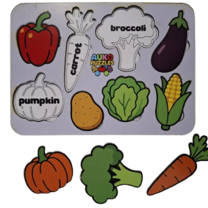 AUKOPuzzleSS – Vegetable Labelling & Identifying Puzzle 