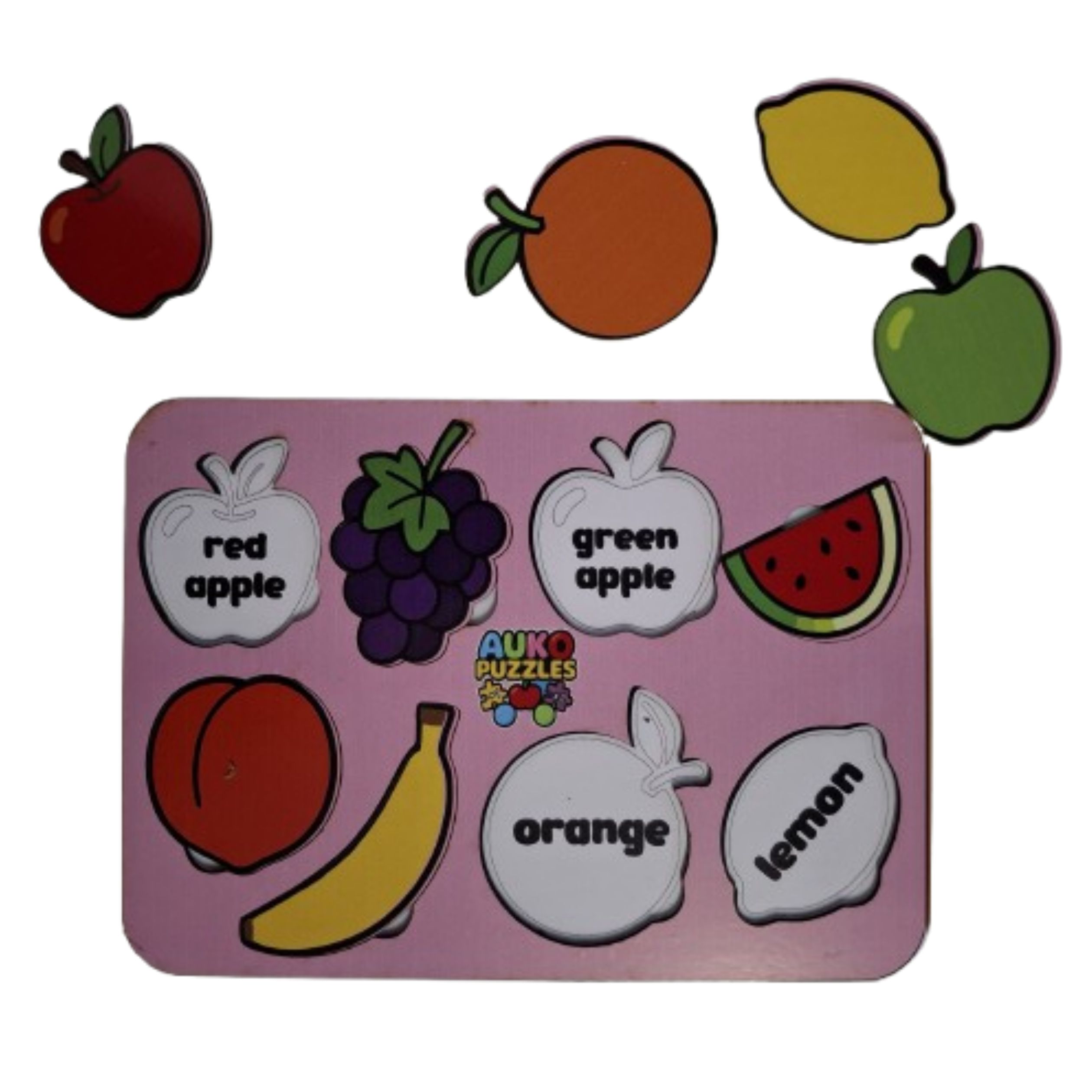 AUKOPuzzleSS – Fruits Labelling & Identifying Puzzle